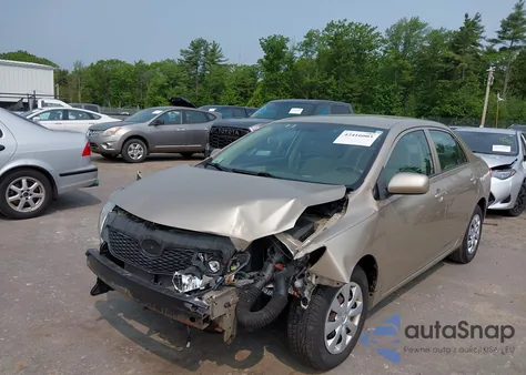 2010 Toyota Corolla Le из США, поврежденный, VIN 2T1BU4EE3AC296910